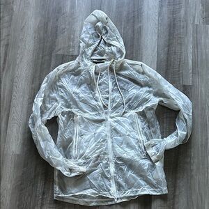 Under Armour White Hooded Jacket